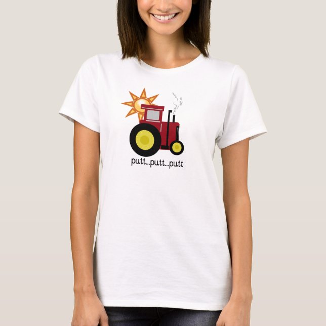 Rote Bauernhof-Traktor-T - Shirts und Geschenke (Vorderseite)