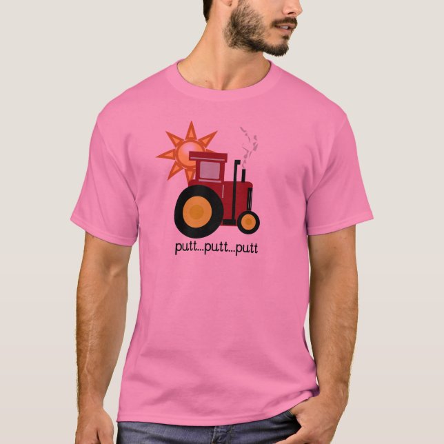 Rote Bauernhof-Traktor-T - Shirts und Geschenke (Vorderseite)