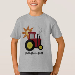 Rote Bauernhof-Traktor-T - Shirts und Geschenke