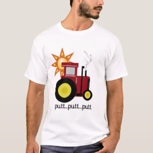 Rote Bauernhof-Traktor-T - Shirts und Geschenke