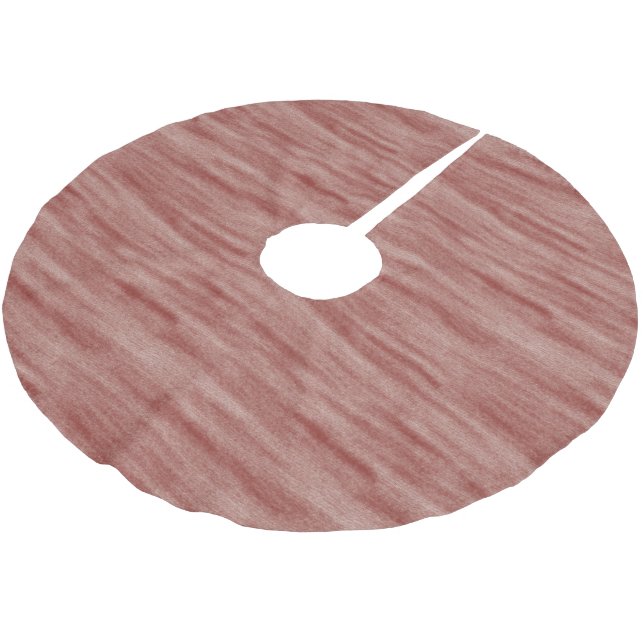 Rote Beere Polyester Weihnachtsbaumdecke (Schrägansicht)
