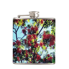 Rote Beeren Flachmann