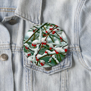 Rote Beeren im Schnee (2025) Button