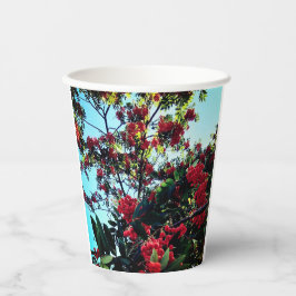 Rote Beeren Pappbecher