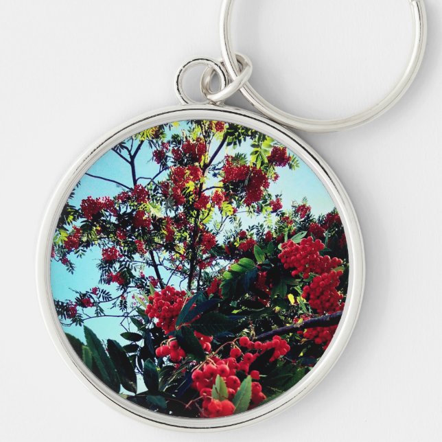 Rote Beeren Schlüsselanhänger (Vorne)