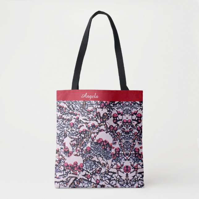 Rote Beeren und Schnee in Weihnachten (Vorderseite)