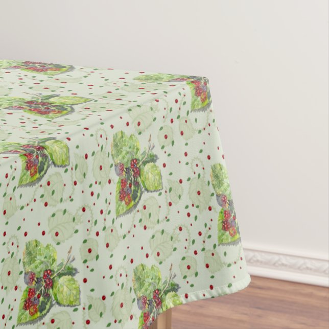 Rote Beeren von BlackBerry Tischdecke (Beispiel)