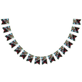 Rote Beeren Wimpelkette