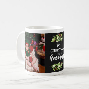 Rote Beerenzweige 1. Weihnachten als Oma Foto Kaffeetasse
