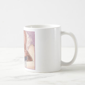 Rote behaarte Prinzessin u. ihre Ratte Kaffeetasse