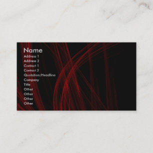 Rote Belastungs-Visitenkarte Visitenkarte