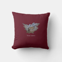 Rote Bibel Zitat Cushion POLYESTER Angel