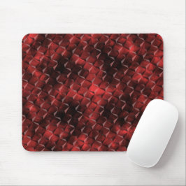 Rote bis dunkle, farbige Quadrate, 3D-Treppen aus  Mousepad