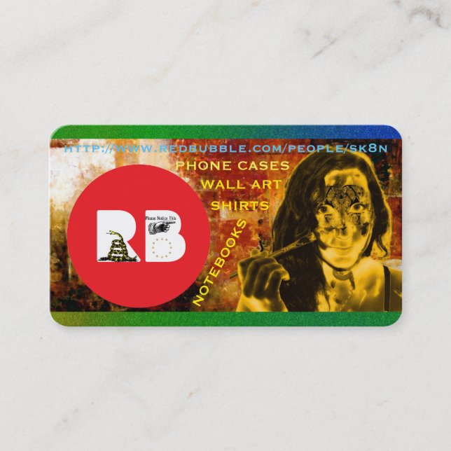 ROTE BLASE SK8N VISITENKARTE (Vorderseite)