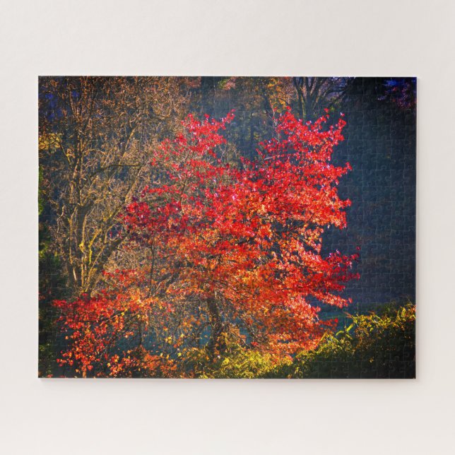 Rote Blätter Puzzle (Horizontal)