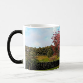 Rote Blätter Verwandlungstasse