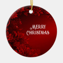 Rote Blätter Weihnachtsfeiertage