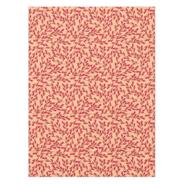 Rote Blattzweige Nahtloses Muster Tischdecke