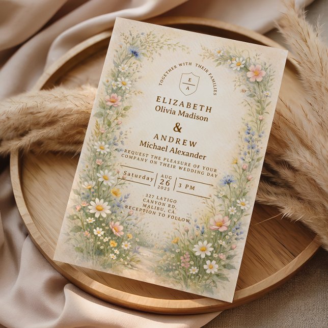 Röte Blau Landhochzeit Einladung (Von Creator hochgeladen)