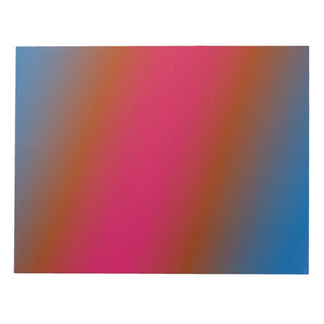 ROTE BLAUE GRÜNE TEXTUR KUNST NOTIZBLOCK (Vorderseite)