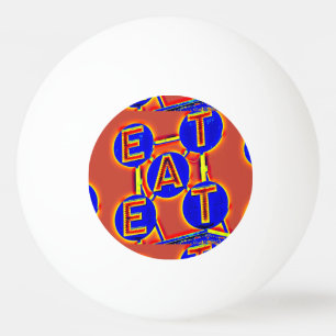 rote/blauer isst Ping-Pong-Ball Tischtennisball