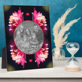 Rote Blume bei Sonnenlicht, um Ihr Foto Fotoplatte