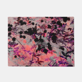 Rote Blume Design Grafikart Fußmatte