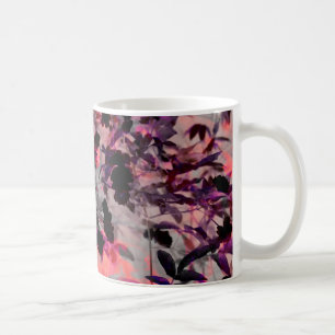 Rote Blume Design Grafikart Tasse