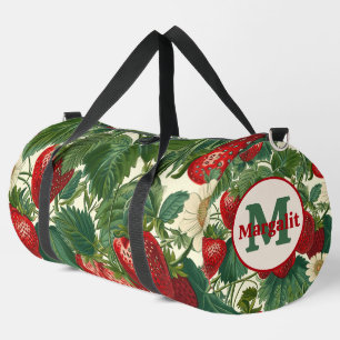 Rote Blume Erdbeeren Erdbeeren Duffle Bag