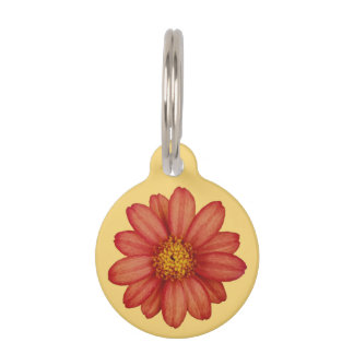 rote Blume Haustiermarke
