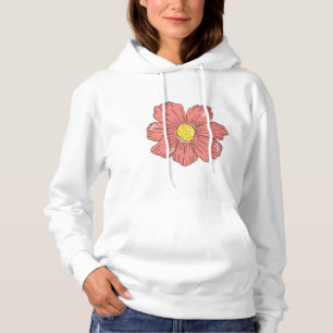 Rote Blume Hoodie