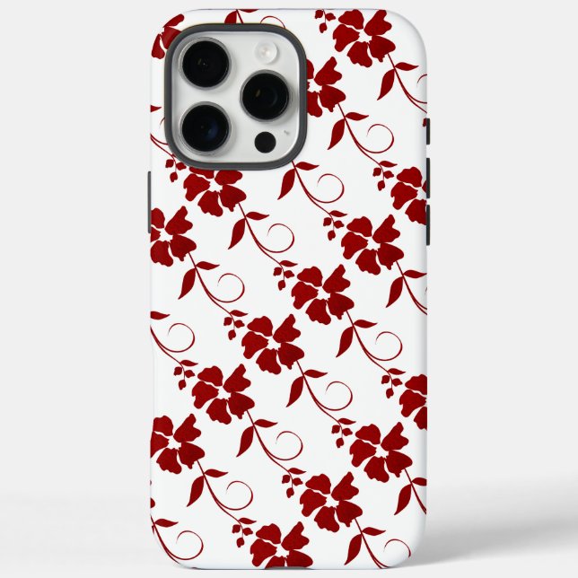 Rote Blume iPhone 16 Pro Max Fall Case-Mate iPhone Hülle (Rückseite)