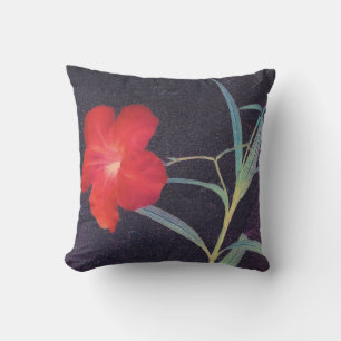 Rote Blume Kissen