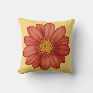 rote Blume Kissen