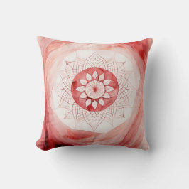 Rote Blume Kissen