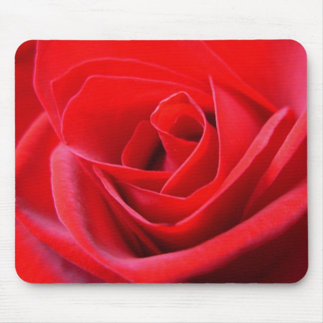Rote Blume Mousepad Rote Rose Dekoration Geschenke (Vorne)