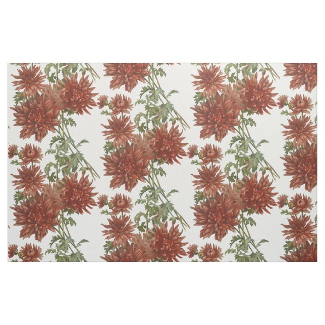 Rote Blume Stoff (Fat Quarter (45,7 x 55,9 cm))