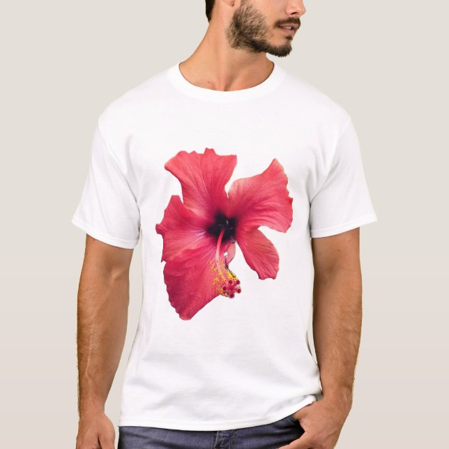 Rote Blume T-Shirt (Vorderseite)