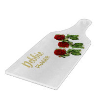 Rote Blume und grüne Blätter individuelle Name