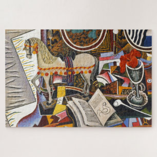 Rote Blume von Joan Miro Malerei Kunst, Dichtung u Puzzle