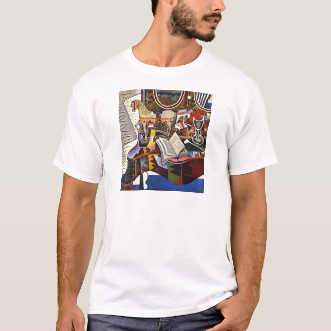 Rote Blume von Joan Miro T-Shirt (Vorderseite)