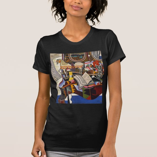 Rote Blume von Joan Miro T-Shirt (Vorderseite)