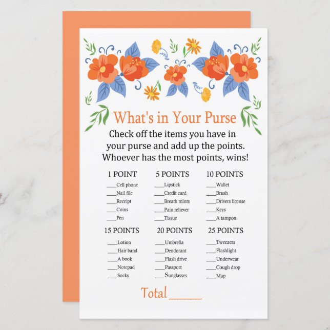 Rote Blume Was ist in deinem Handyspiel? (Vorne/Hinten)