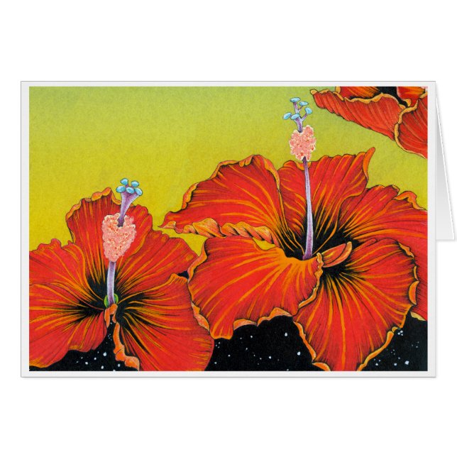 Rote Blumen (Vorderseite (Horizontal))