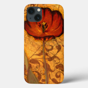 Rote Blumen I iPhone 13 Hülle