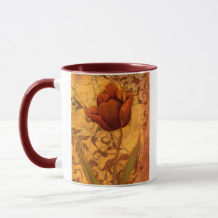 Rote Blumen II Tasse