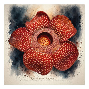 Rote Blumenleinwand-Wandkunst   Moderner floraler  Fotodruck