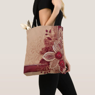 Rote Blütenband Kunst