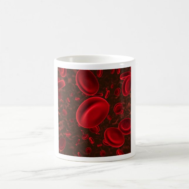 Rote Blutkörperchen Kaffeetasse (Von Creator hochgeladen)