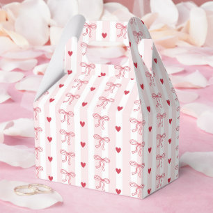 Rote Bogen Herzen Valentinstag Babyparty Geschenkschachtel